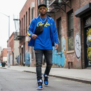 Crenshaw- Graphic T-Shirt- Royal